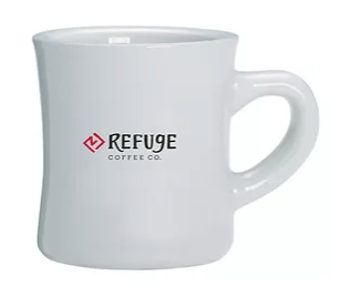 Refuge Coffee White 11oz Mug