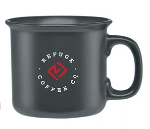 Refuge Coffee Black 14oz Mug