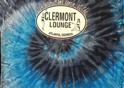 Clermont Lounge Blue Tie Dye Tee